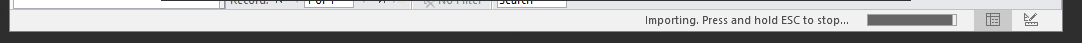 Postep importu danych list SharePoint 2007 w Access