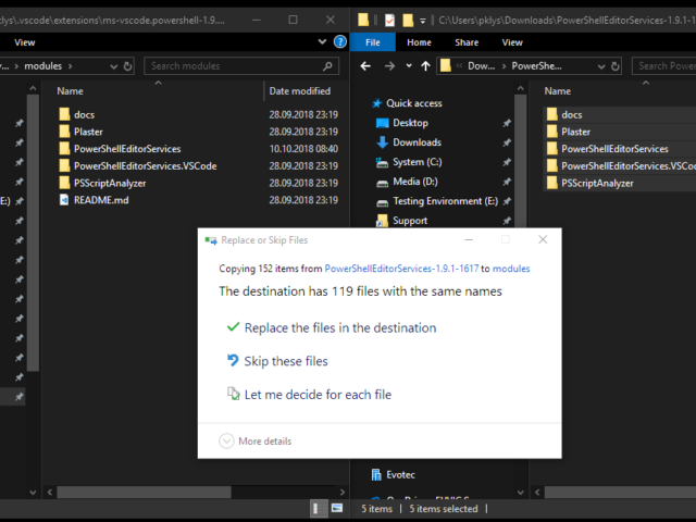 Windows 10 Copying from ZIP