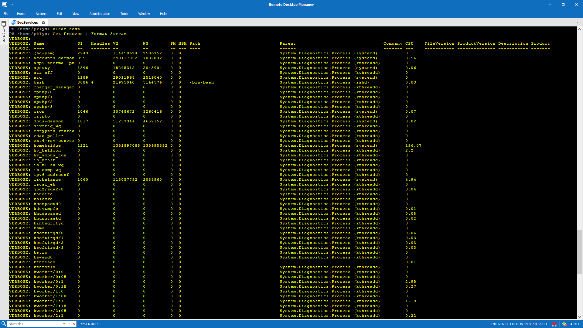 Format-Stream used as Verbose