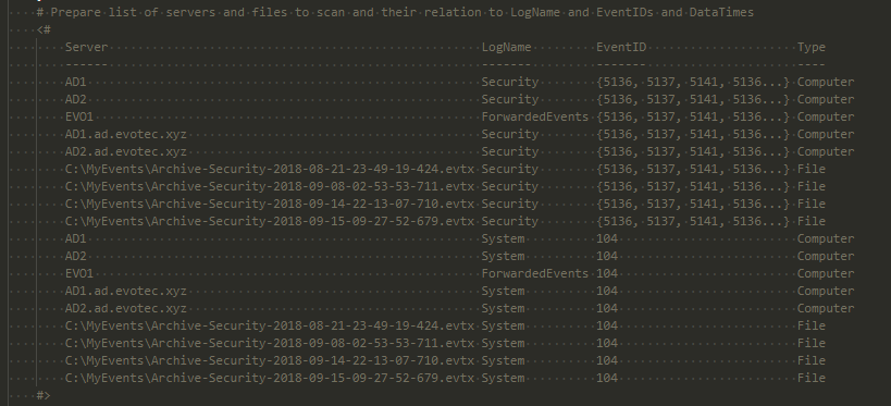 ExtendedInput for Get-Events