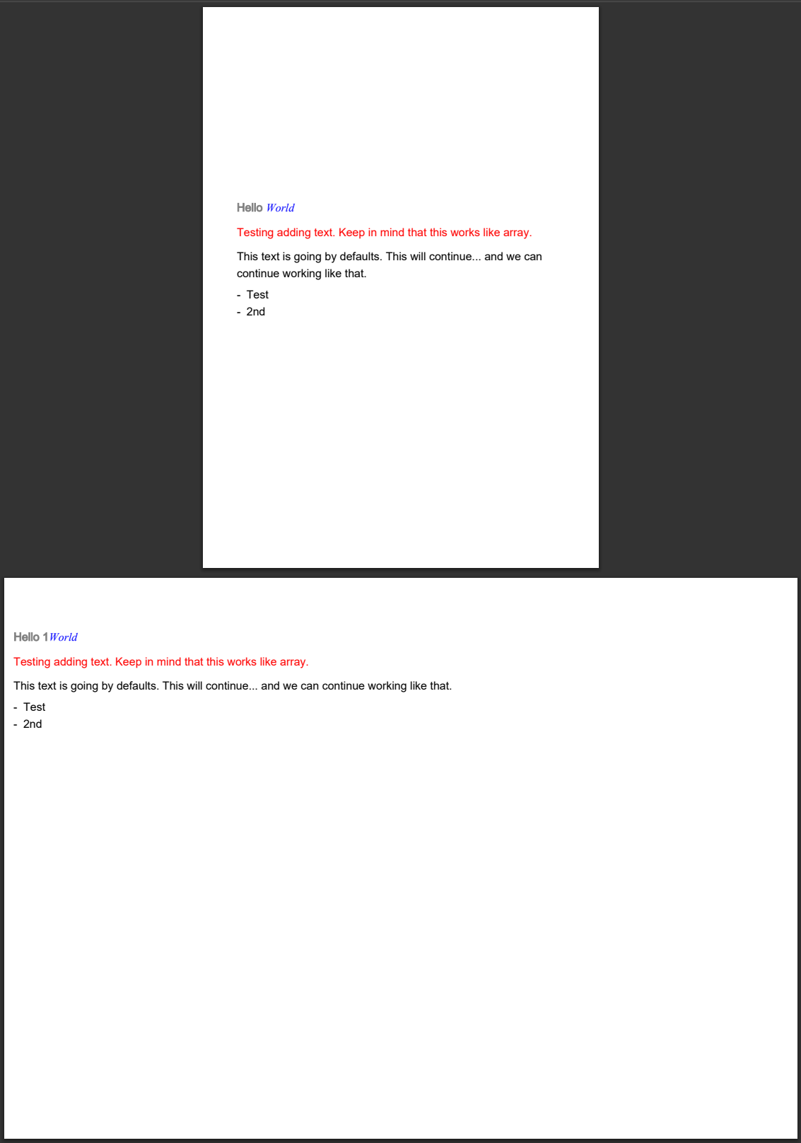 Wynik PowerShell z Get-PDFDetails pokazujacy metadane dokumentu i stron