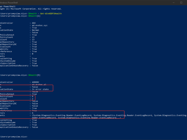 Get-WinADDFSHealth
