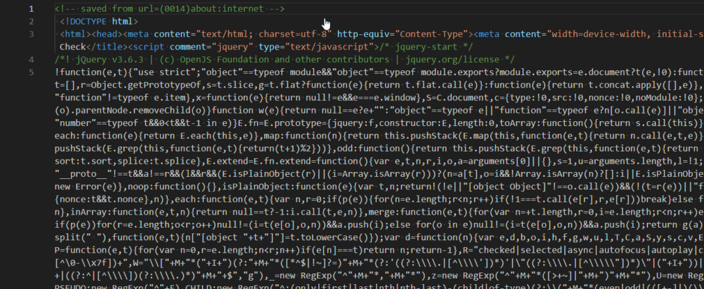 Rozszerzony kod zrodlowy HTML z osadzonym CSS i JavaScript po wylaczeniu CDN