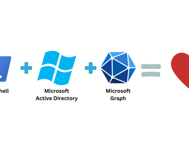 PowerShell Plus Active Directory Plus Microsoft Graph Equals Love